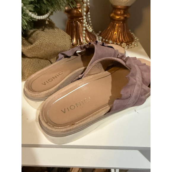 Vionic Azalea Slide Mauve - Picture 2 of 6